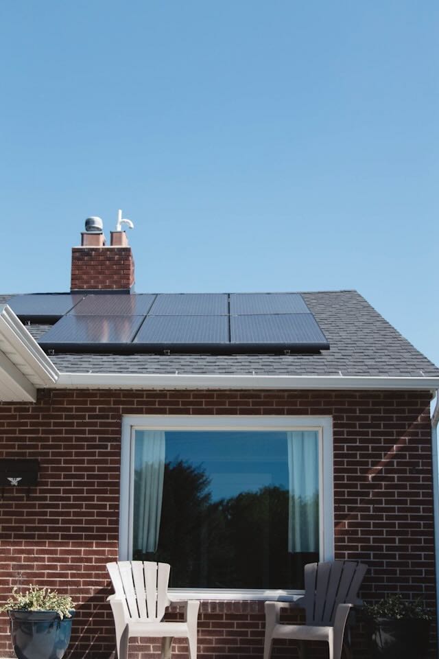 brick house solar panels